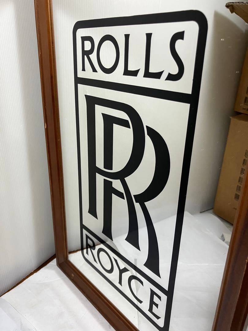 パブミラー ロールスロイス ROLLS ROYCE 鏡 アンティーク