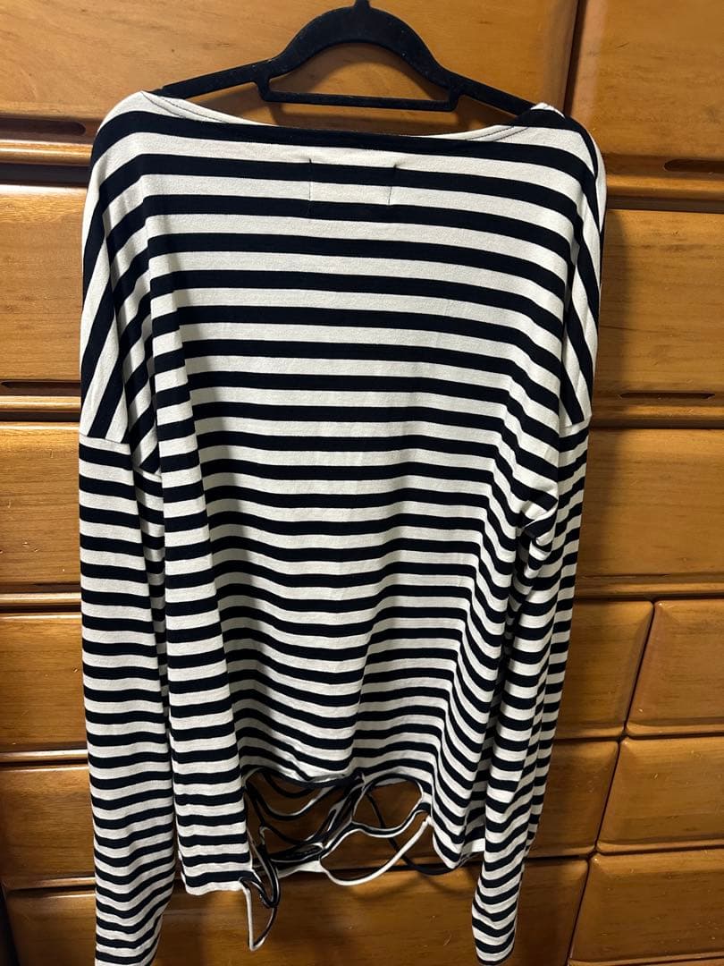 GRANCY/グランシー ロンT ボーダー Lサイズ