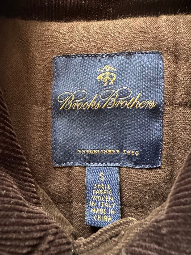 brooks brothers イタリア製　ステンカラーコート　ハンティング