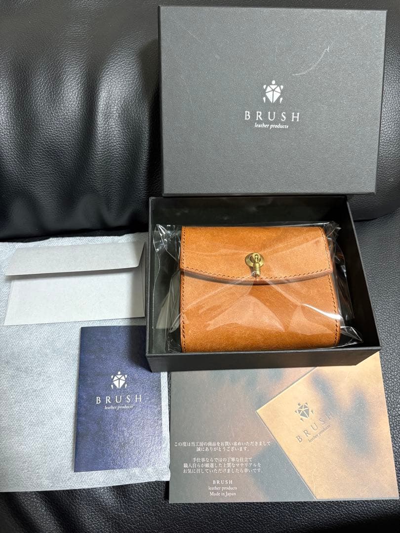 ミニウォレット / マルゴー【Ricco mini】　Brown（ブラウン）新品