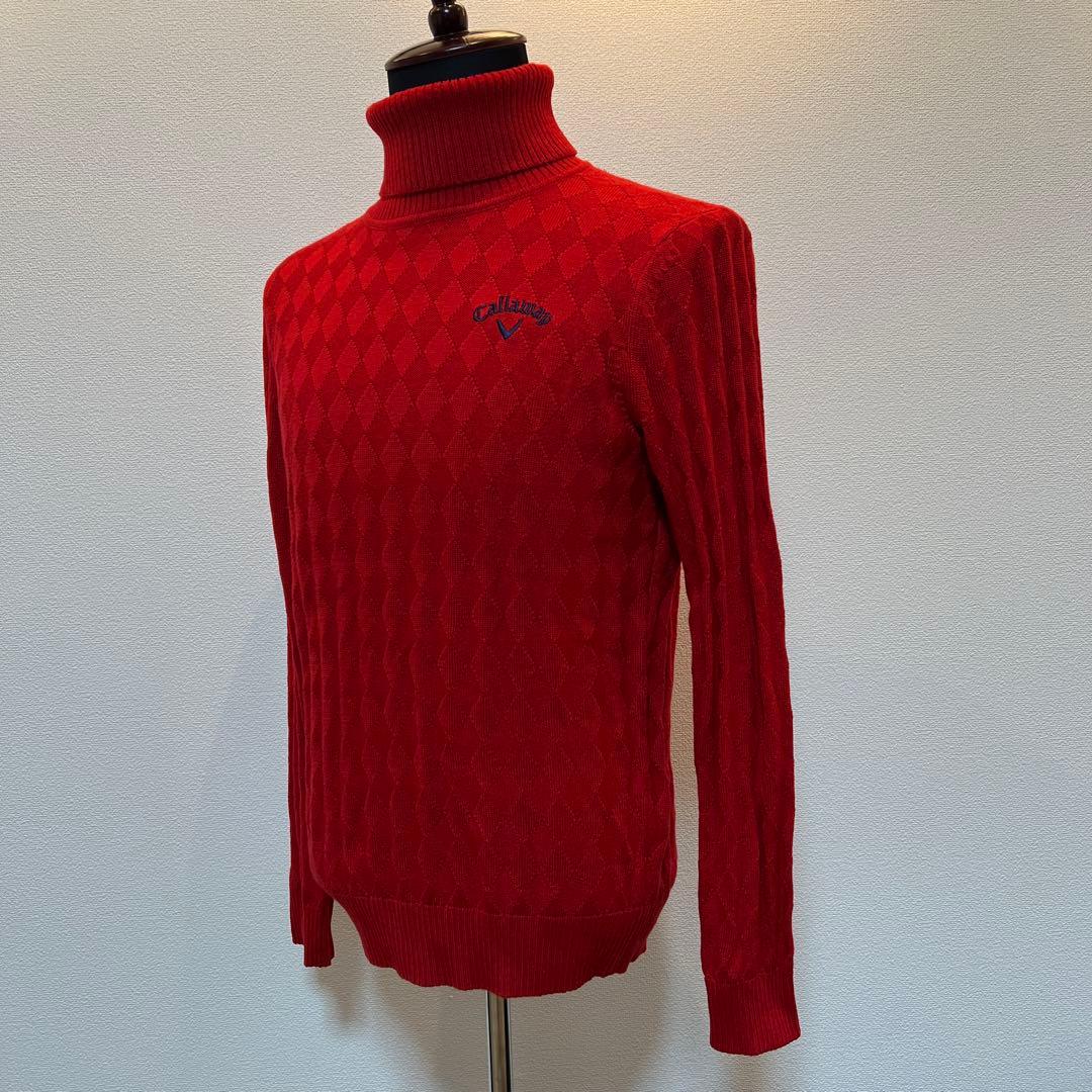 キャロウェイゴルフ　タートルネックニット　サイズL
