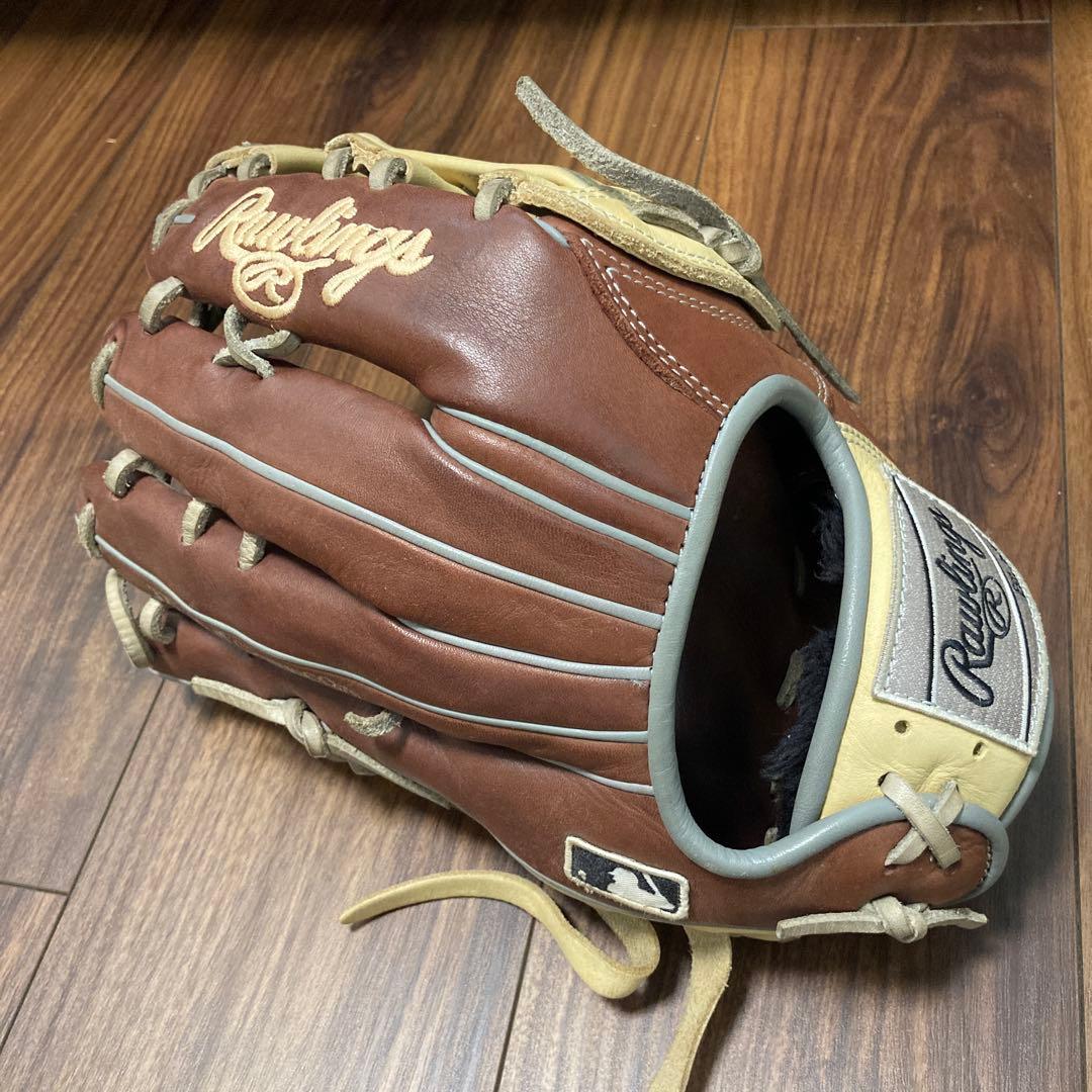 Y*P様 ローリングスRawlings 外野手用　軟式グローブ ブラウン/ベージ