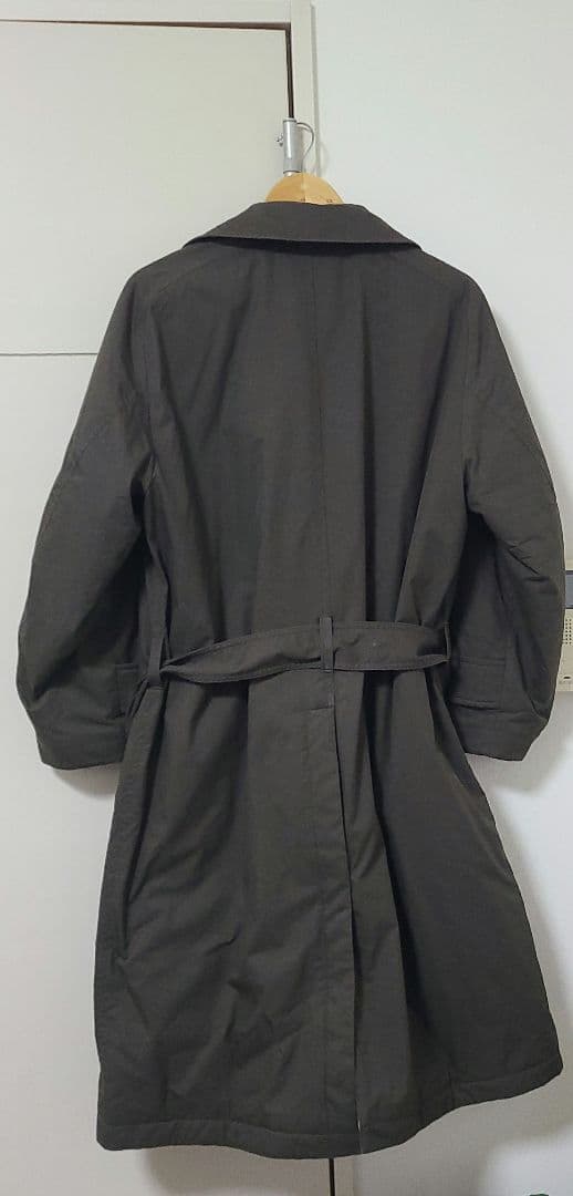 【美品】UNIQLO U パデッドステンカラーコート 2023AW XSオリーブ