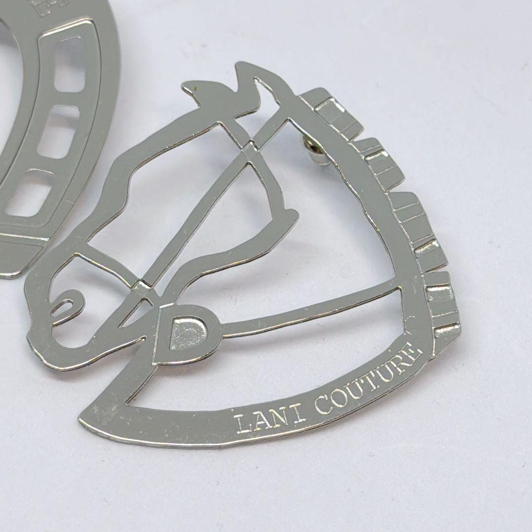 LANI COUTURE ラニクチュール シルバー 馬 蹄 ホース ピアス