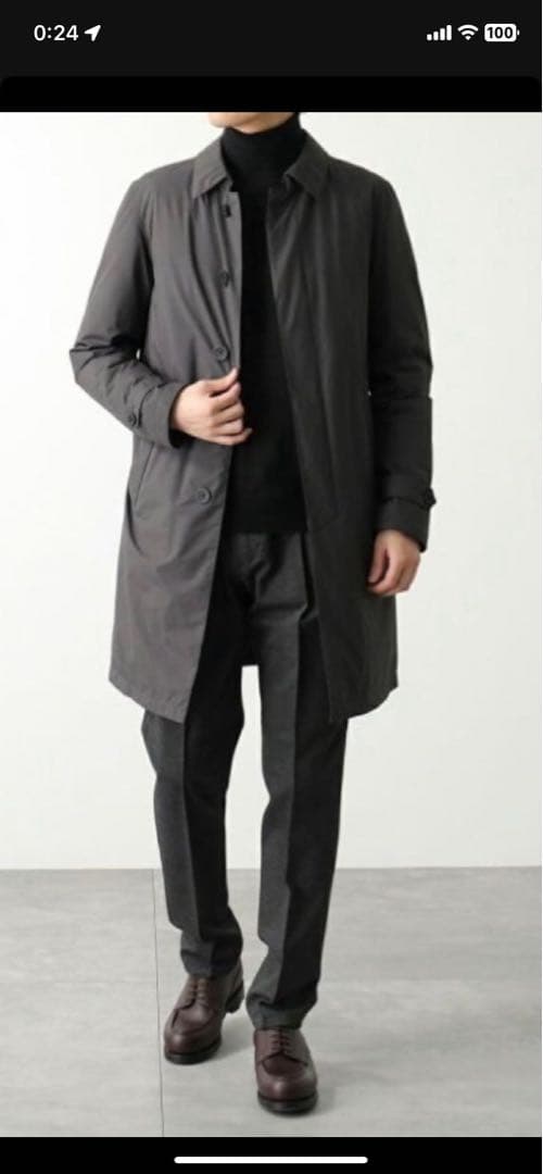 k*i様 HERNO ステンカラーダウンコート