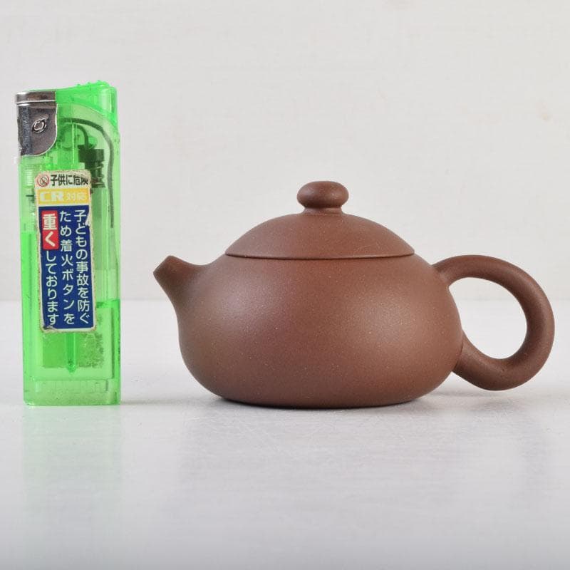 中国　宣興紫砂銘　紫砂　朱泥　急須　茶壷　C　9218