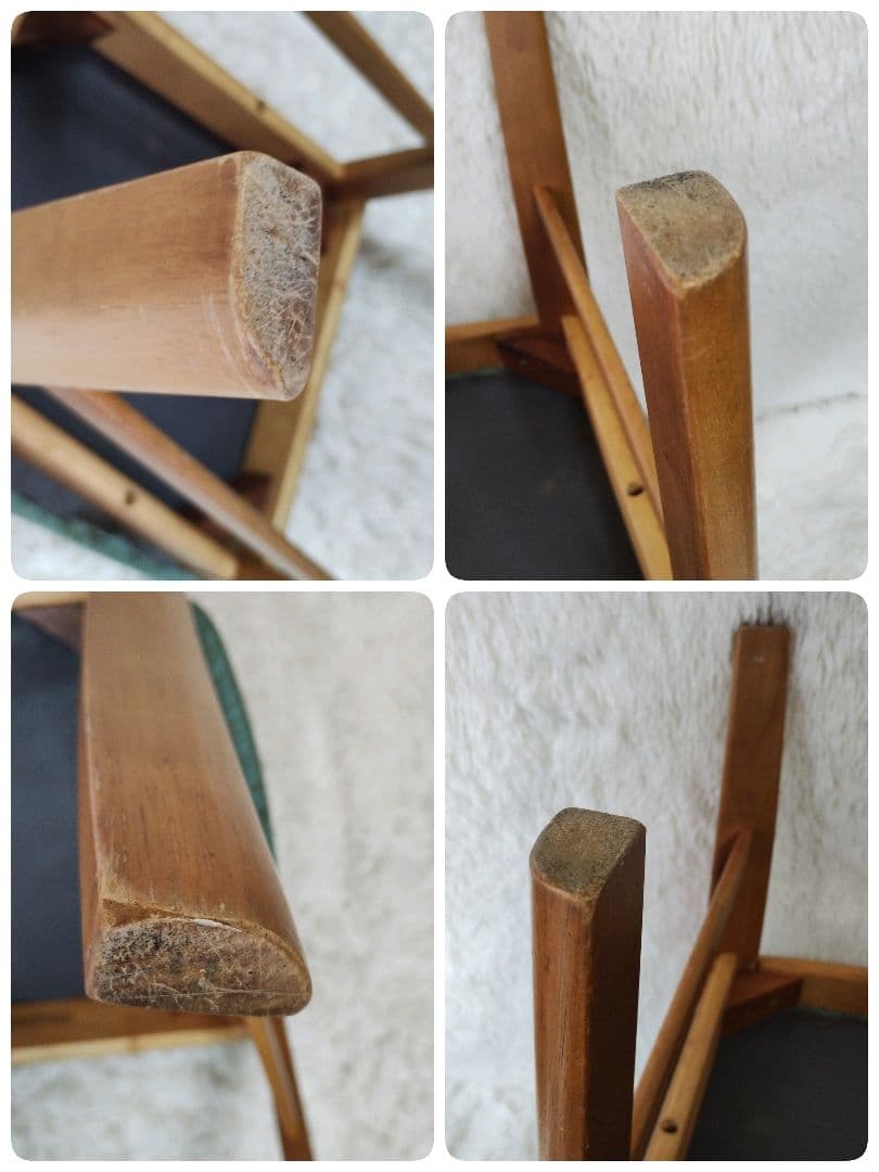 カリモク　クラシック　ヴィンテージ　レザーチェア　ダイニングチェア