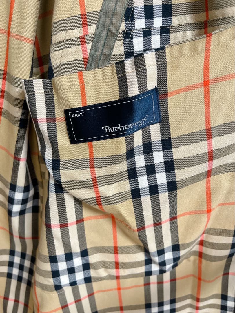 【美品】バーバリーズ 90's ノバチェック 玉虫色 トレンチコート