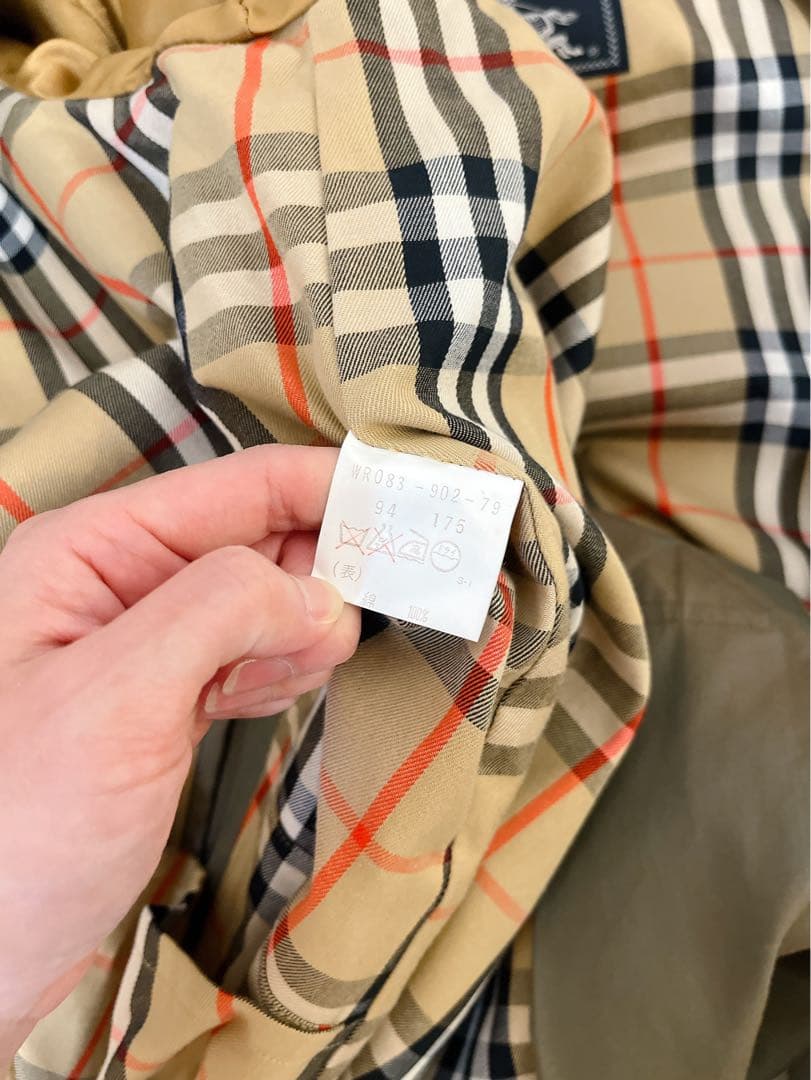 【美品】バーバリーズ 90's ノバチェック 玉虫色 トレンチコート