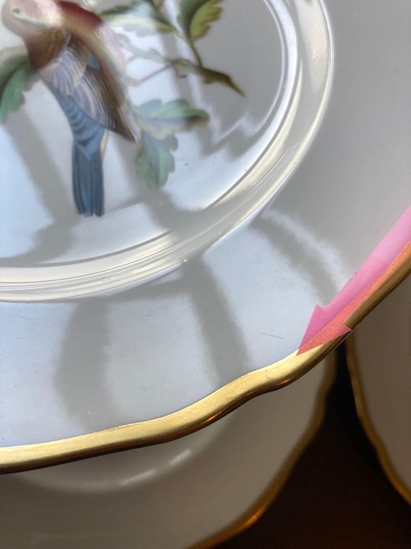 スポード　鳥　皿3枚セット　Spode オーデュボン