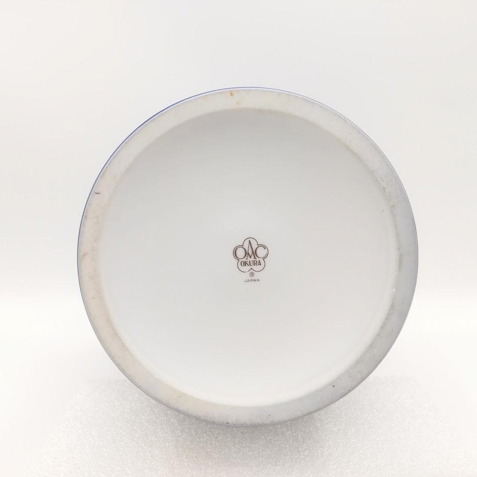 ★箱付★ OKURA 大倉陶園 花瓶 金蝕ぶどう 28cm 花器 金彩 花入