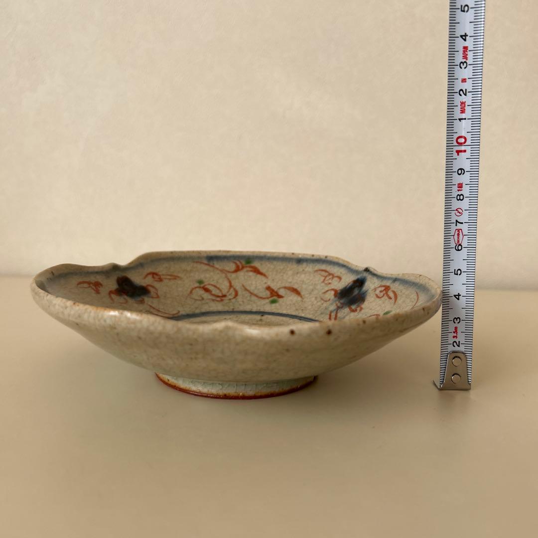 イムサエム　浅鉢　赤絵　暮らしのうつわ花田