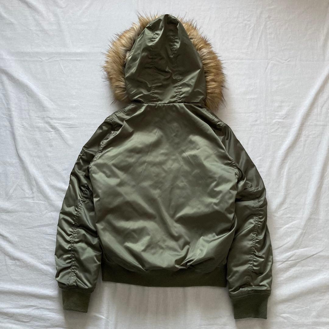 flight bomber jkt type N2B 短丈 y2k 鬼ファー