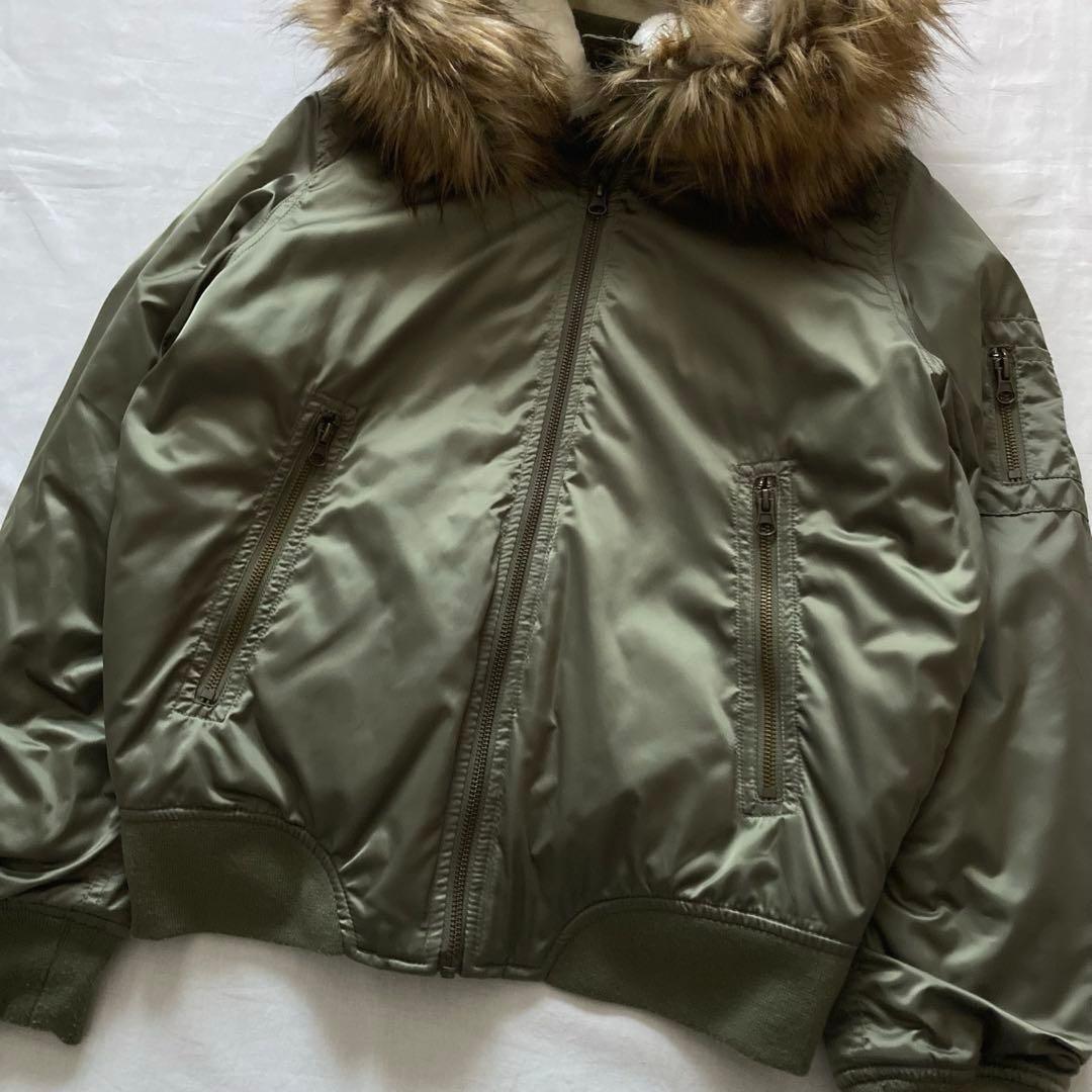 flight bomber jkt type N2B 短丈 y2k 鬼ファー