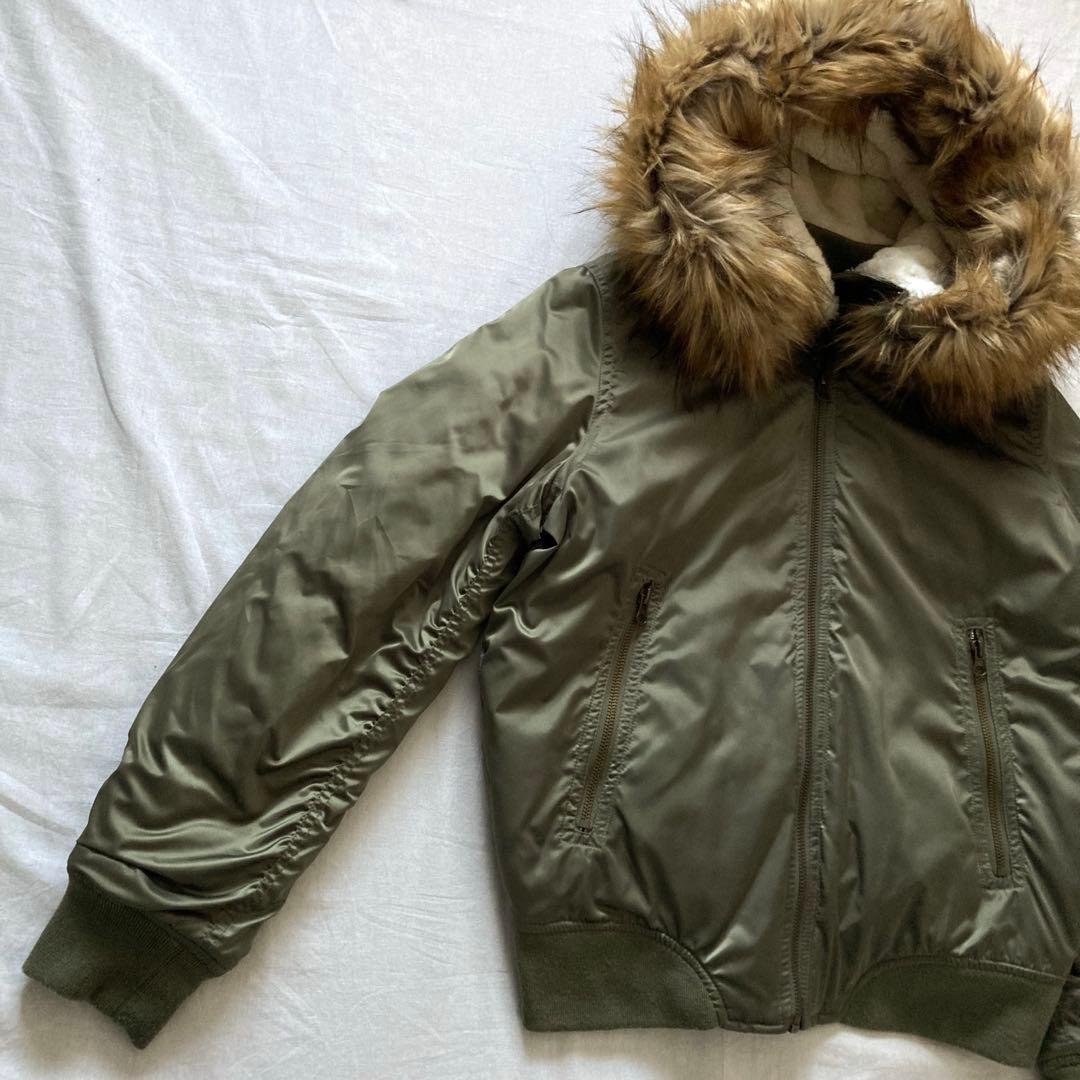 flight bomber jkt type N2B 短丈 y2k 鬼ファー