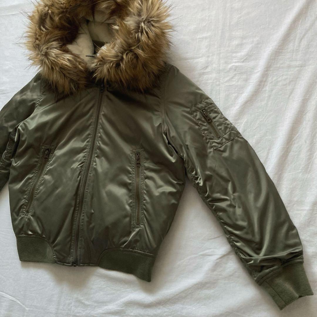 flight bomber jkt type N2B 短丈 y2k 鬼ファー