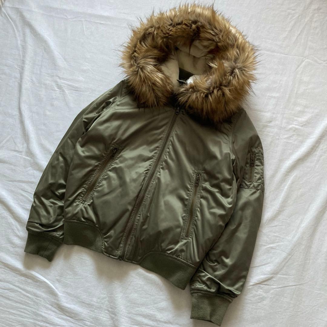 flight bomber jkt type N2B 短丈 y2k 鬼ファー