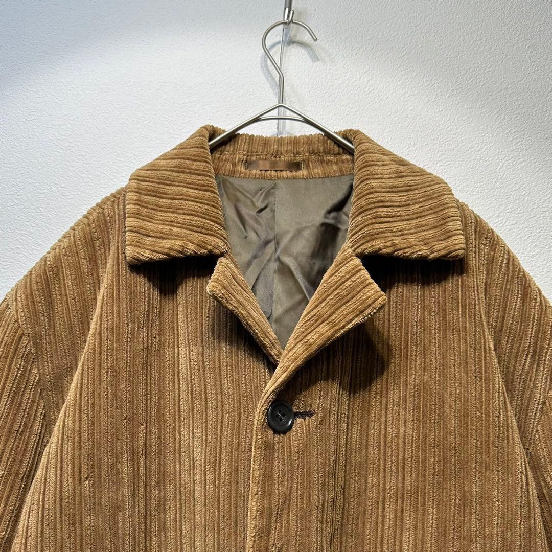 希少 クリスチャン ディオール 上質 コーデュロイ デザイン ステンカラーコート