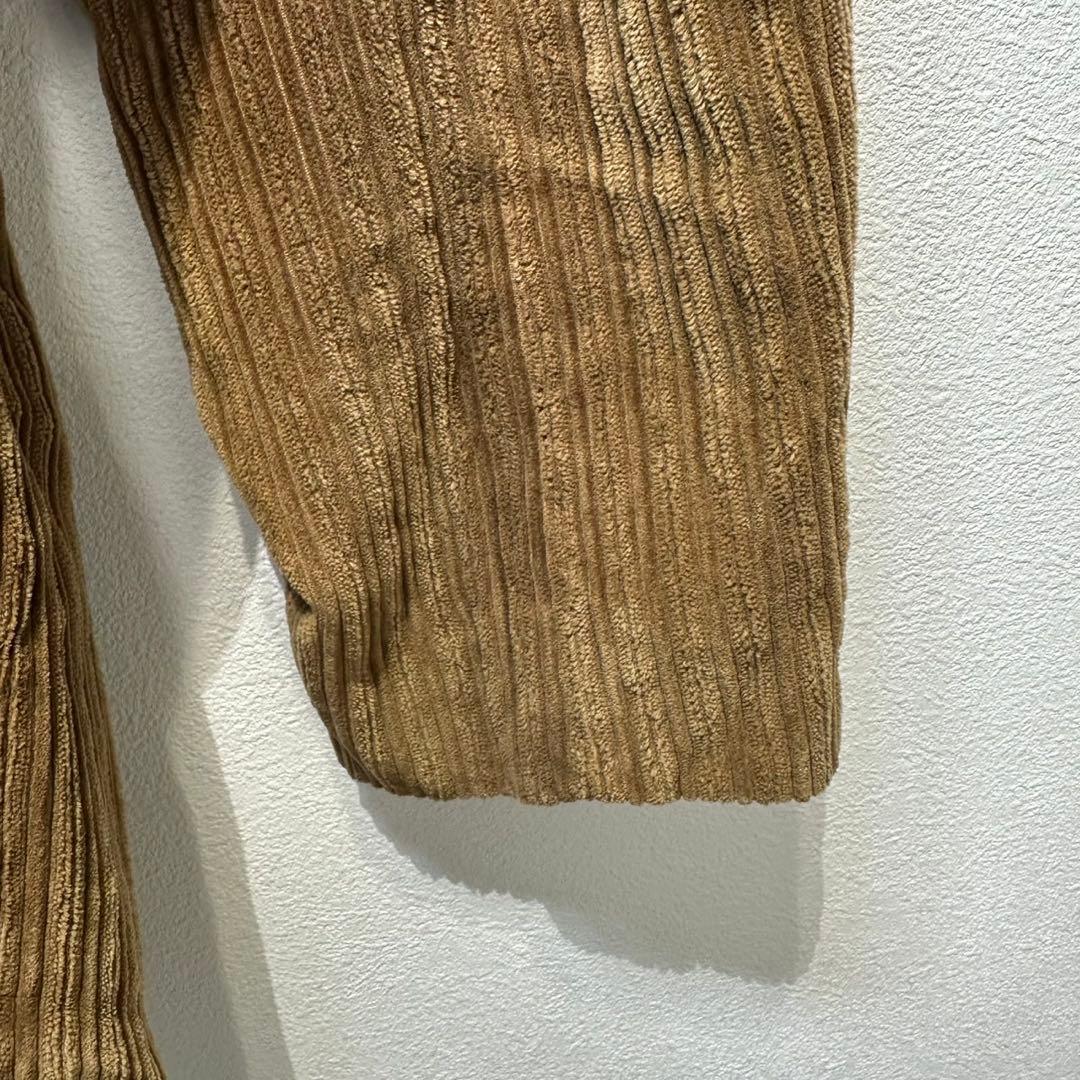 希少 クリスチャン ディオール 上質 コーデュロイ デザイン ステンカラーコート