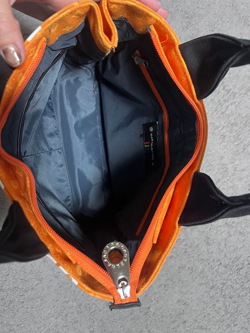 CASTELBAJAC オレンジ バッグ