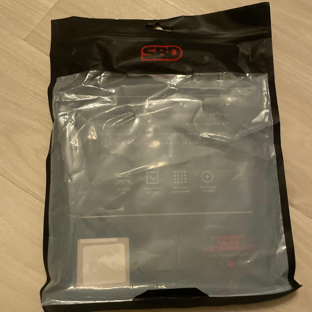 SBD パワーリフティングスーツ 黒/赤/Lサイズ