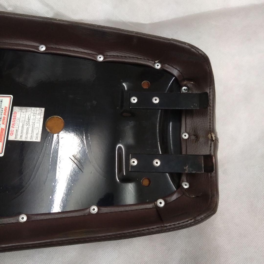 SR400 Nitro Headsナイトロヘッズ タックロールシート こげ茶×黒