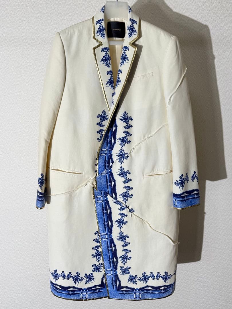 アンダーカバー デザインウールロングコート