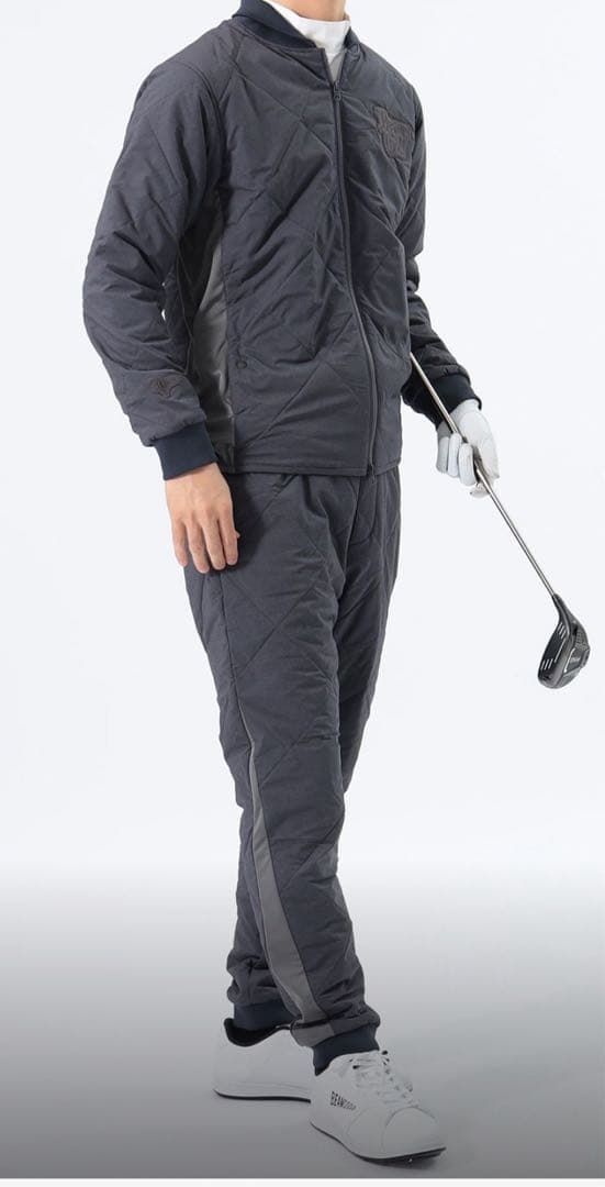 ビームスゴルフ　格子キルト　セットアップ