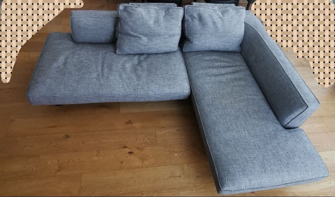 HUKLA フクラ カストール ソファセット グレー イタリアファブリック