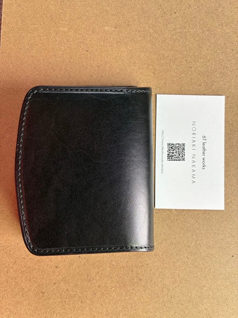 箱無し価格　6T leather works 二つ折り財布