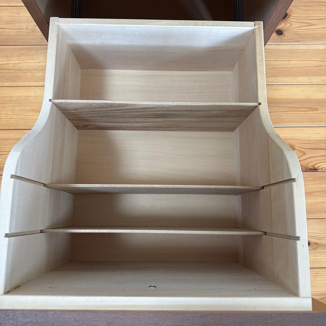 カリモク　高さ調整機能付き袖机