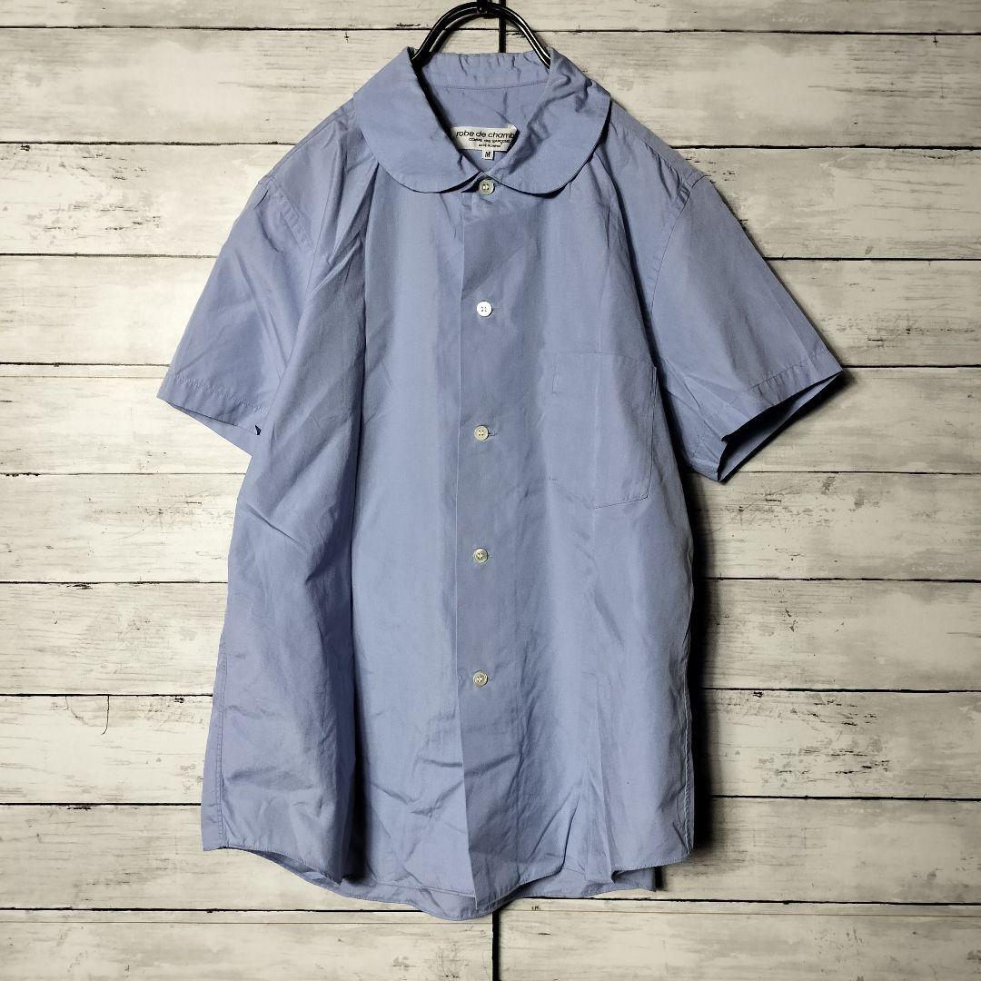 AD1998 コムデギャルソン 丸襟シャツ 半袖 コットン綿 ポケット