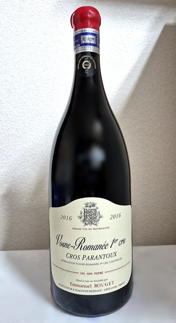 エマニュエル・ルジェ ／VR 1er クロ・パラントゥ 1500ml 2016年