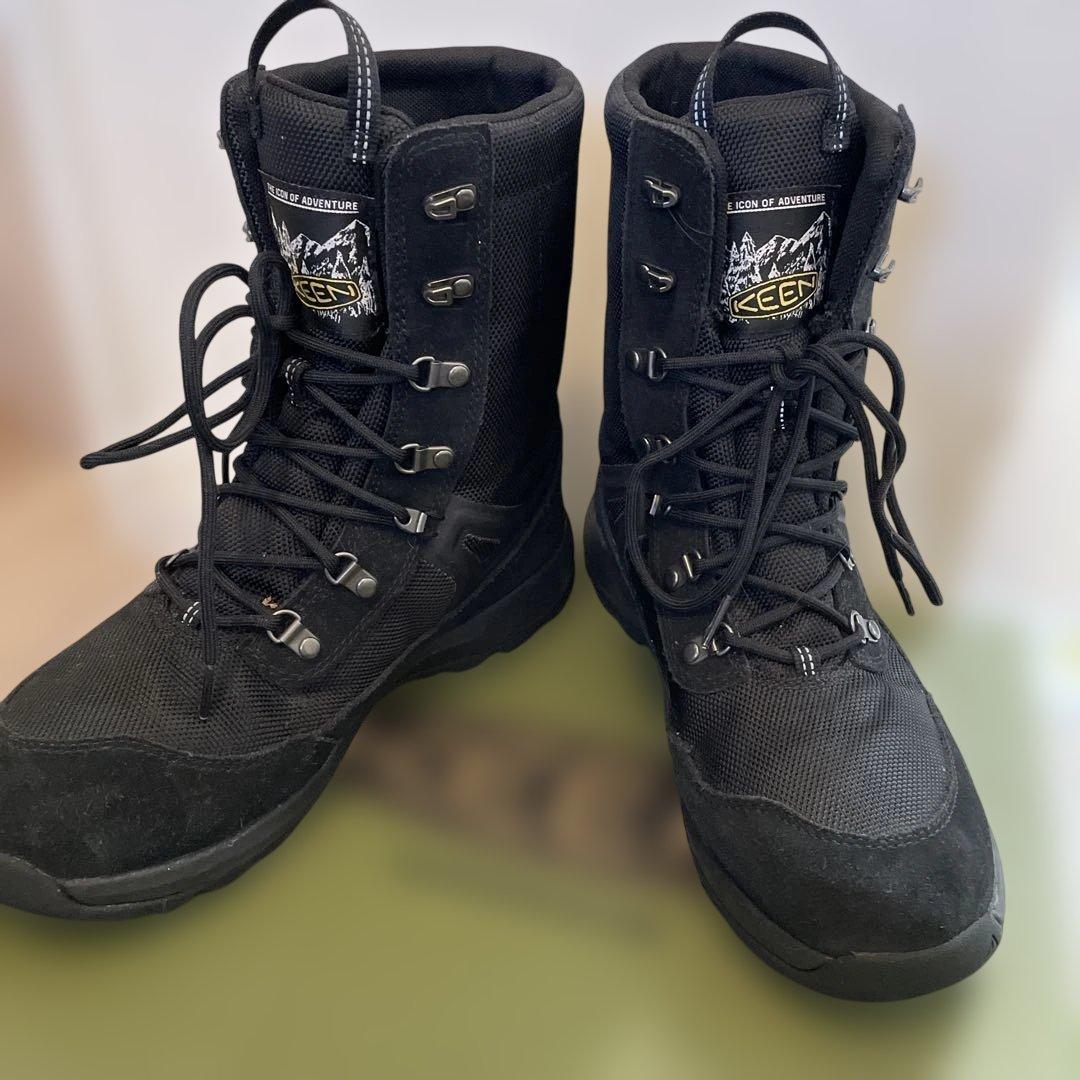 KEEN 防水ハイカットブーツ ブラック