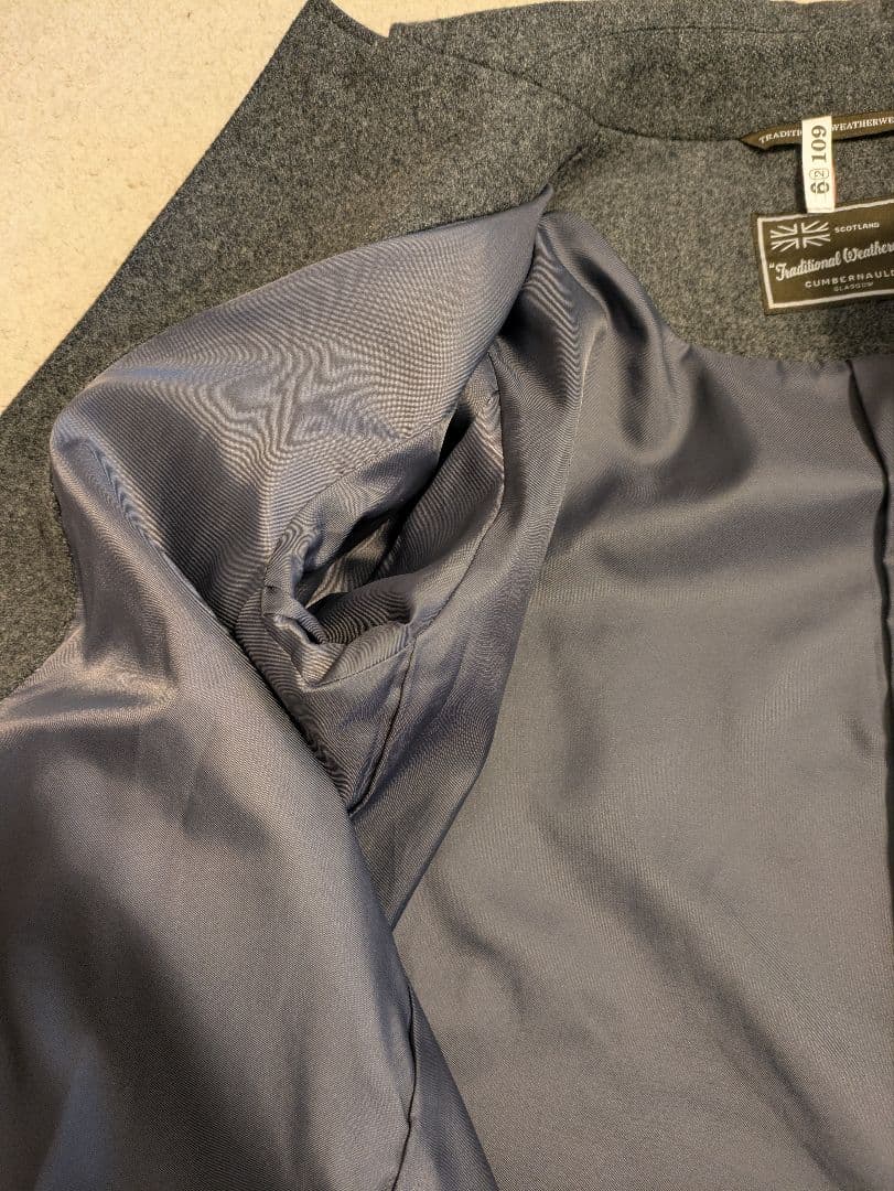 Traditional Weatherwear　ウール　コート　クリーニング済