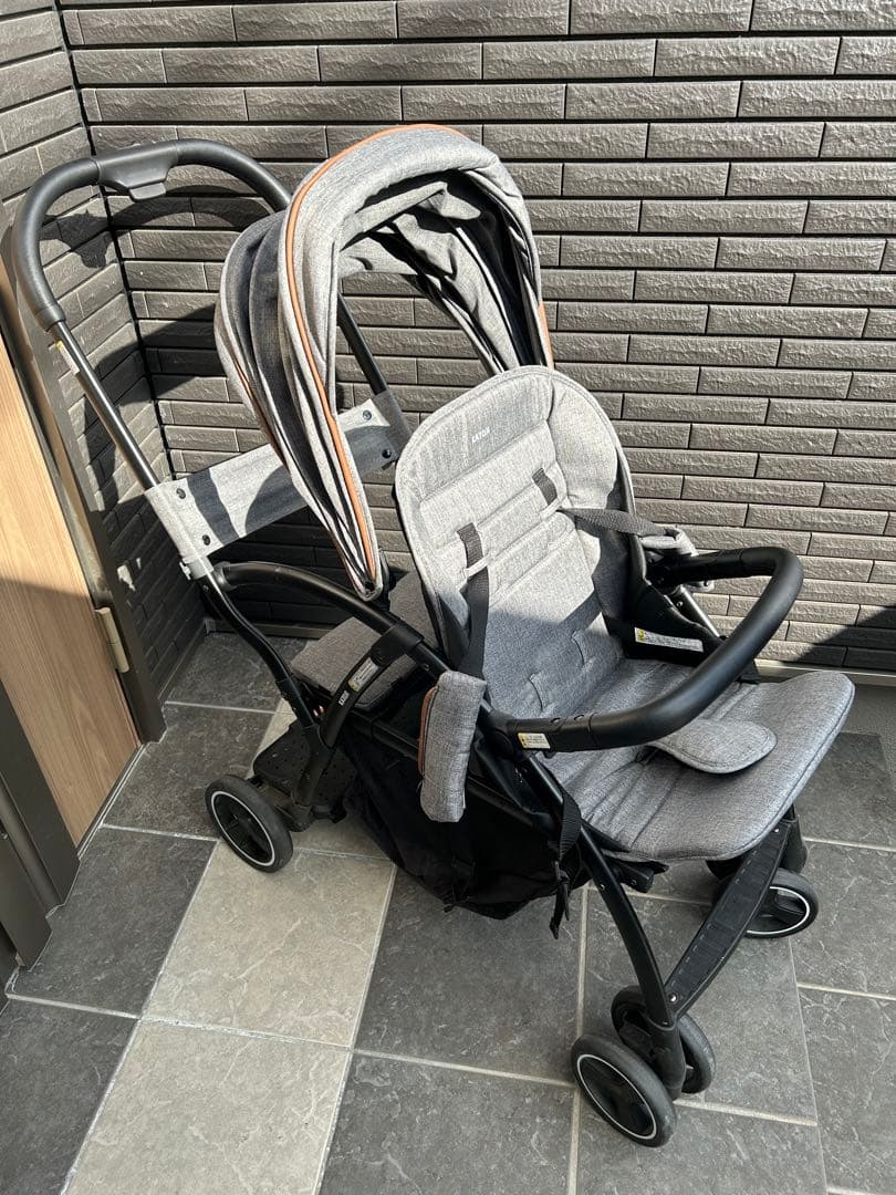 【KATOJI】折りたたみ式２人乗りベビーカー