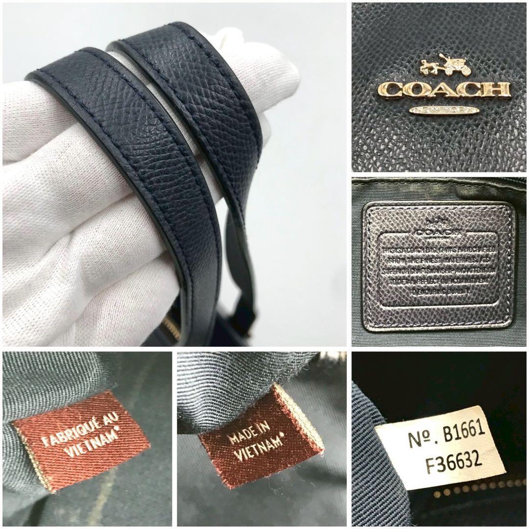 美品/定価10万✨コーチ トートバッグ A4収納可能 レザー ブラック 肩がけ