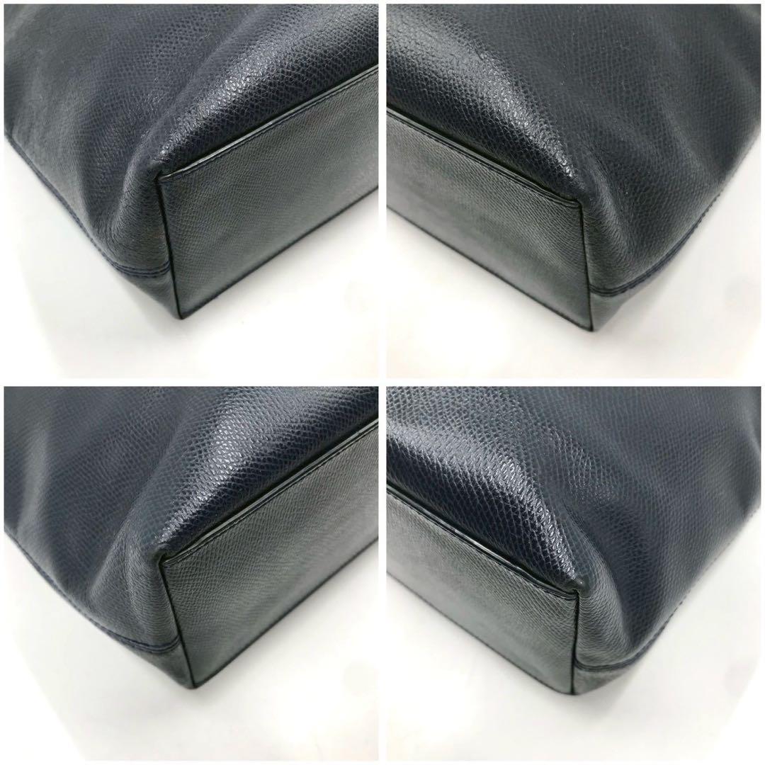 美品/定価10万✨コーチ トートバッグ A4収納可能 レザー ブラック 肩がけ