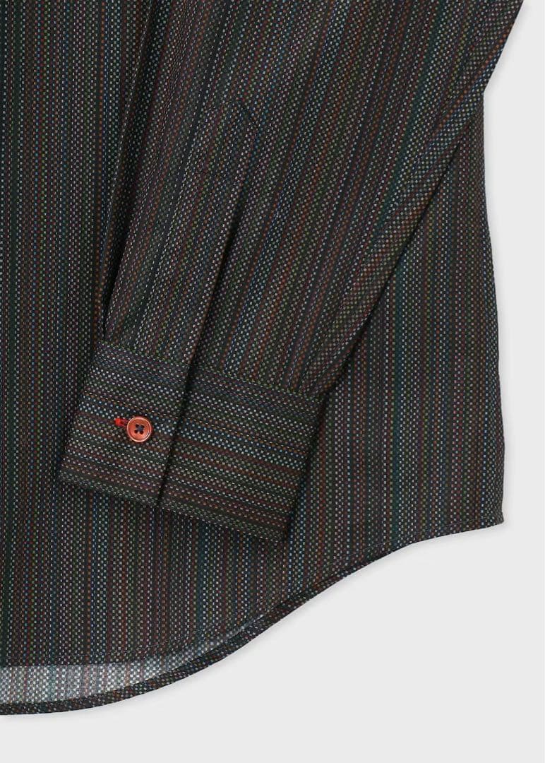 【新品・未使用・最新作】Signature Stripe マイクロチェックシャツ