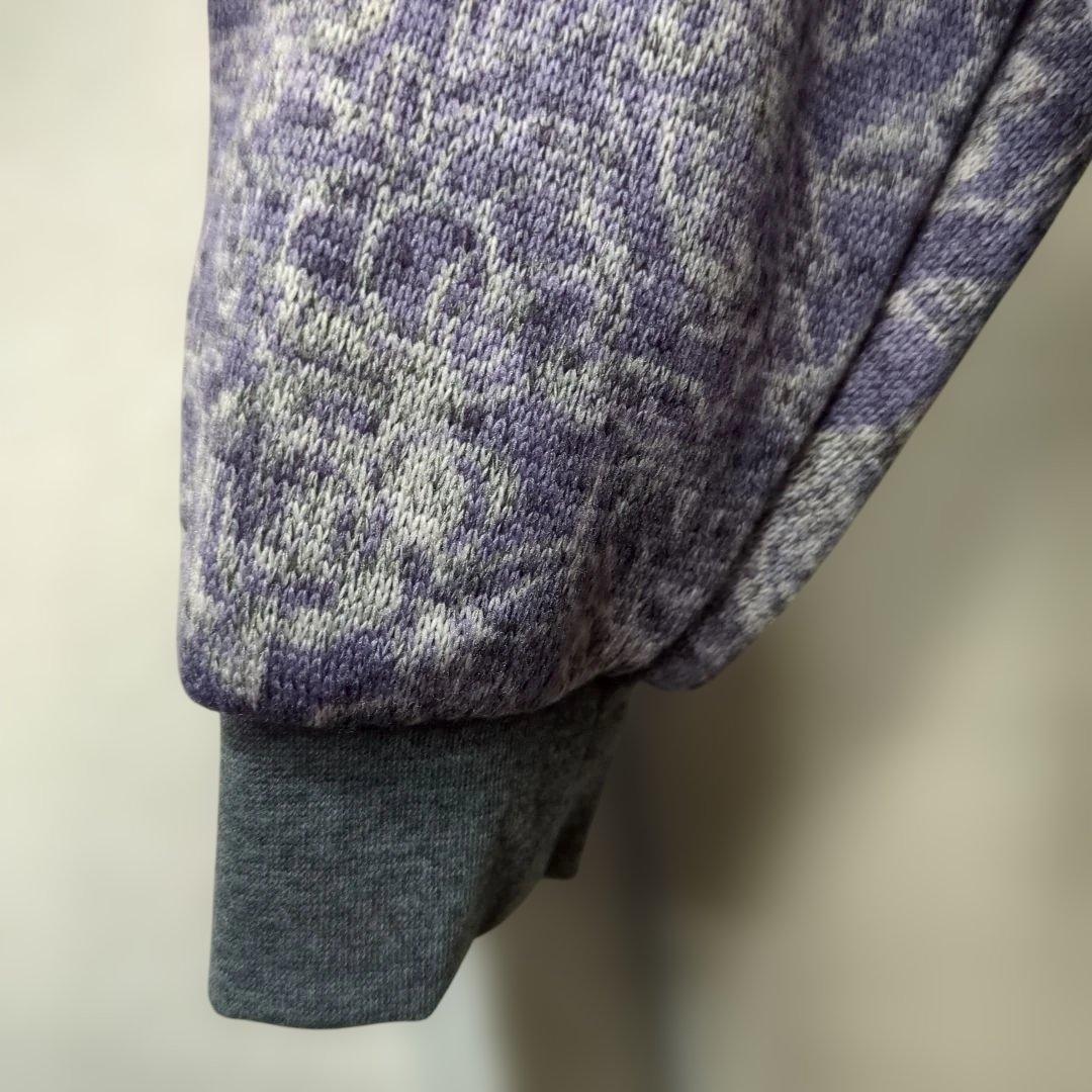 冬物　オシャレデザイン　あったか裏起毛　スモック　ゆったりサイズ