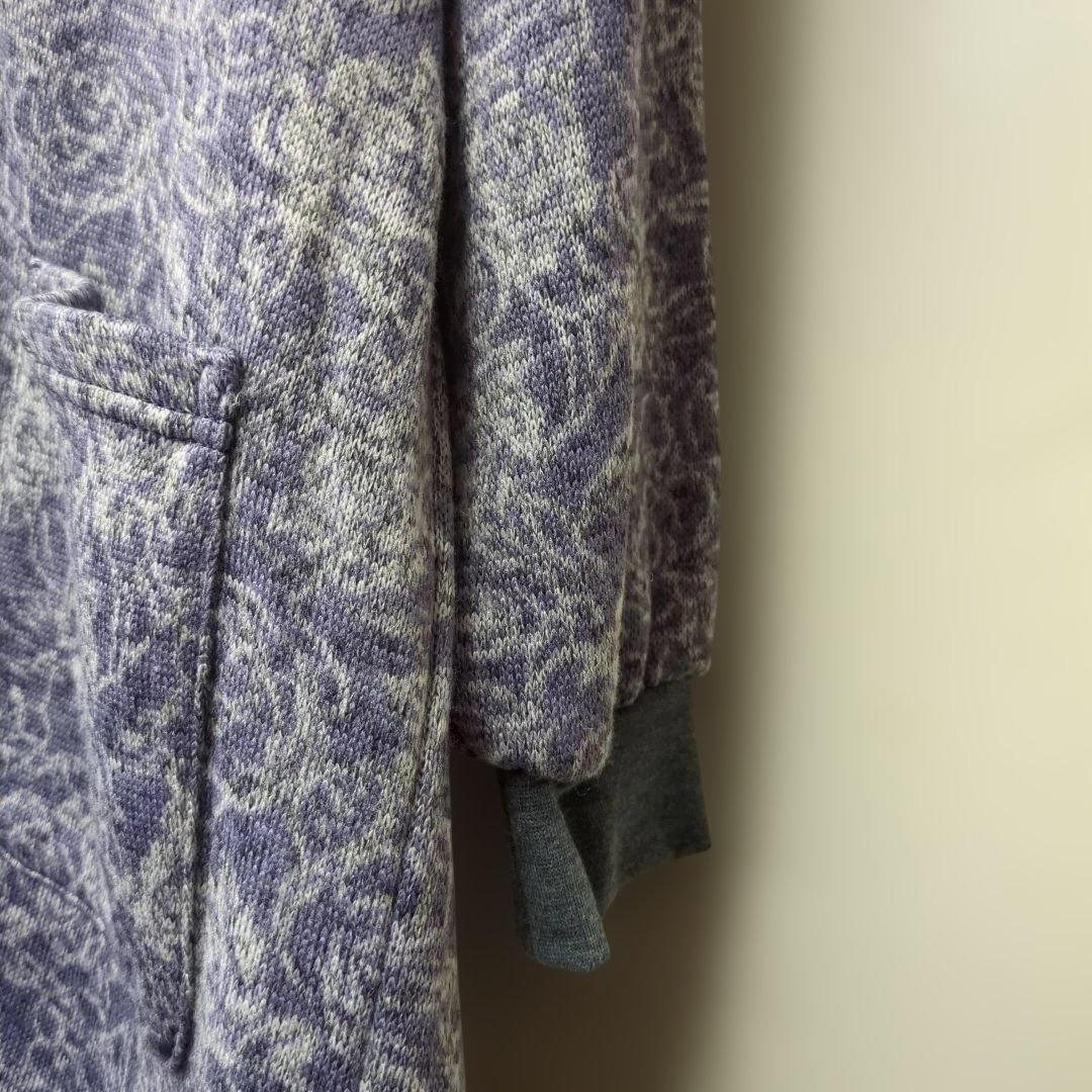 冬物　オシャレデザイン　あったか裏起毛　スモック　ゆったりサイズ