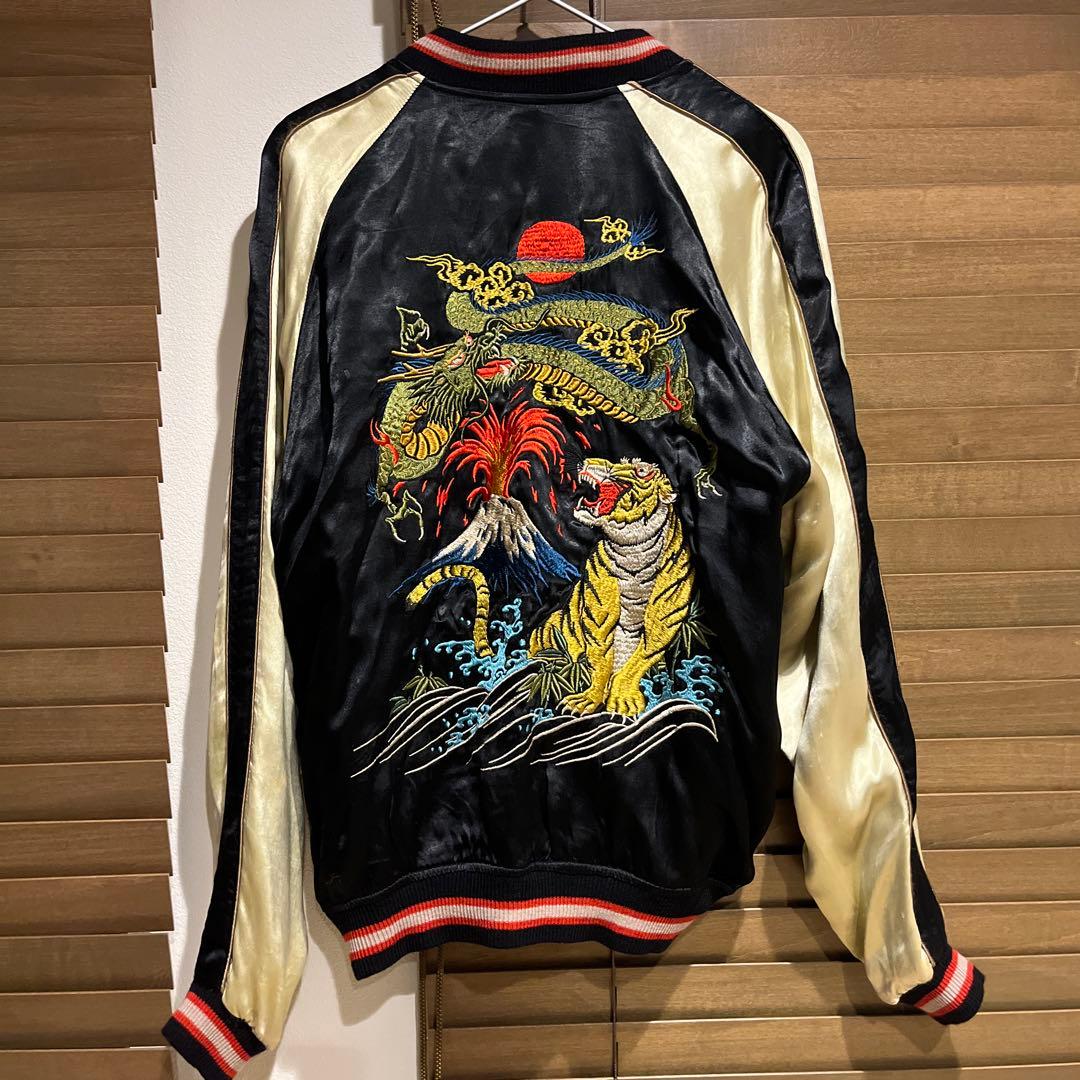 スカジャン　クロップドヘッズ　L Cropped Heads