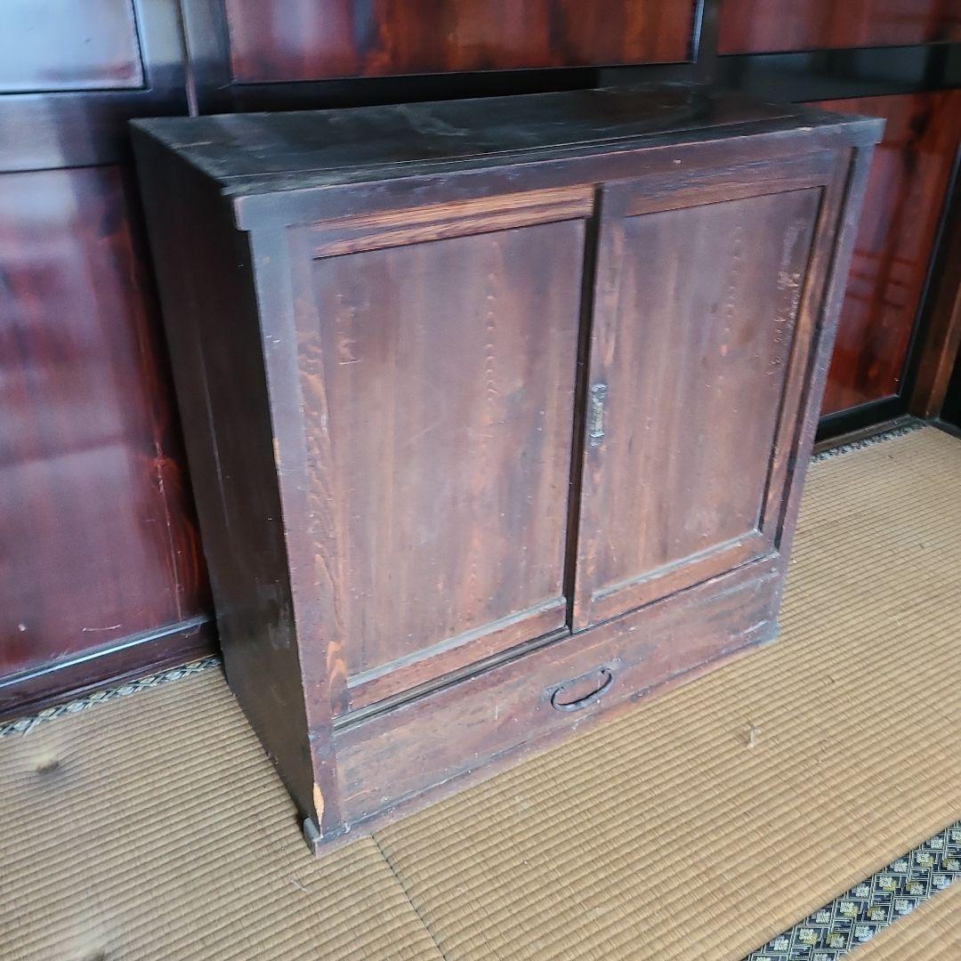 【在庫整理価格】昭和レトロ　木製　戸棚