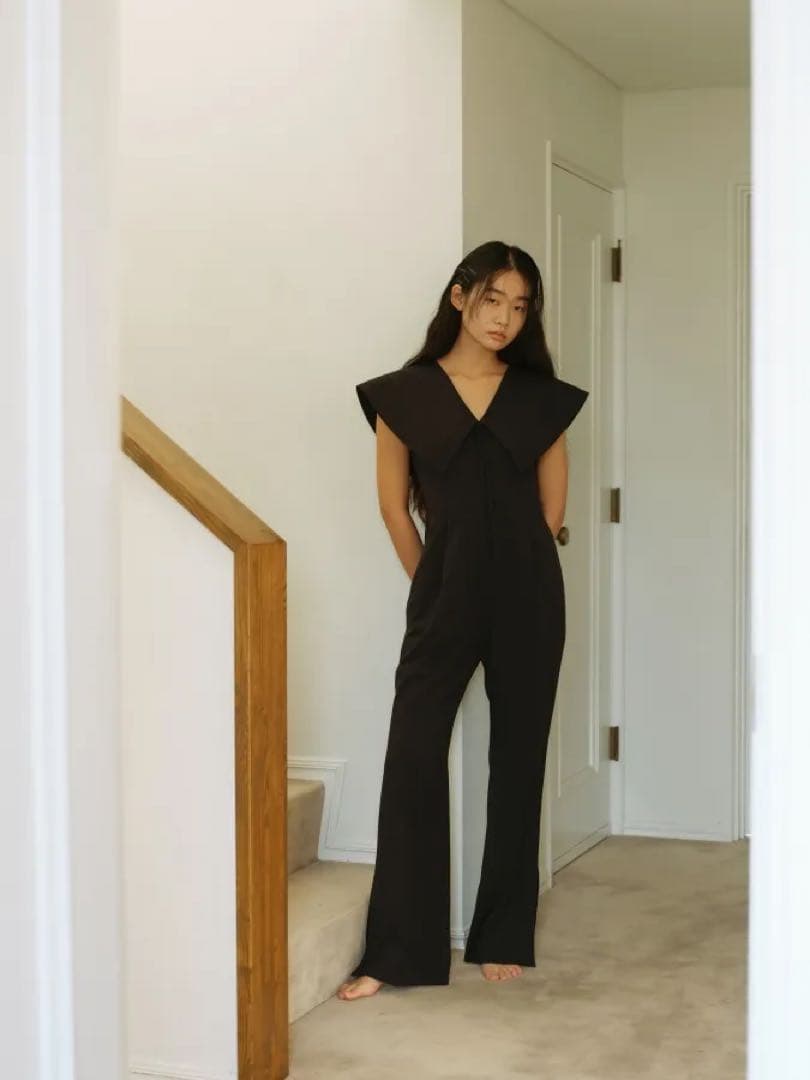 サロペット・オーバーオール・オールインワン ROSARYMOON Sailor Collar All-in-one