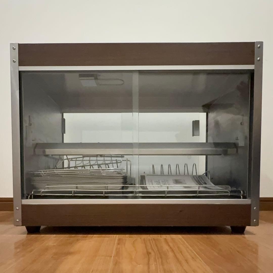 美品 ◾︎ ホットスナックショーケース 保温機 業務用 木目調