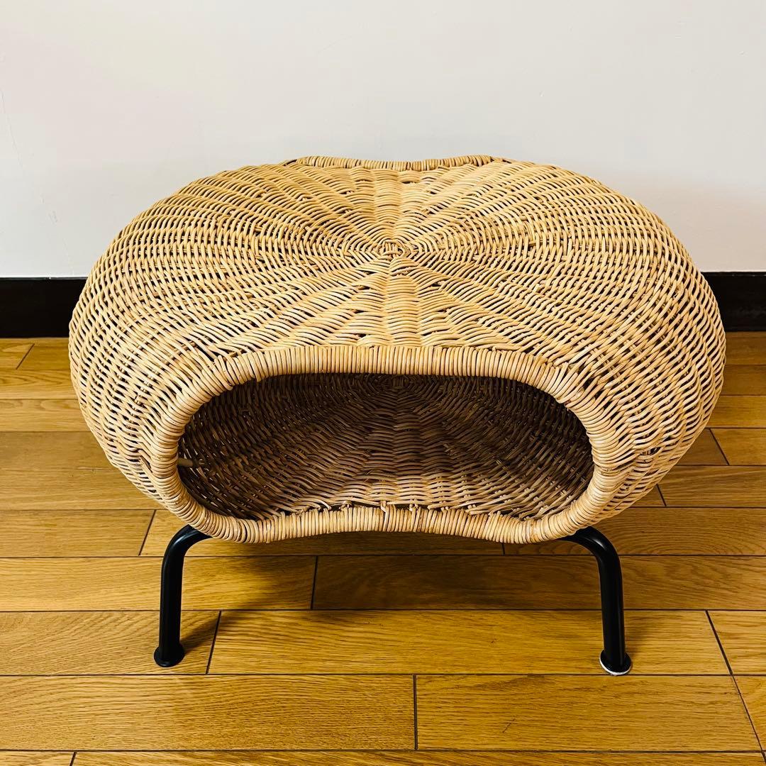 IKEA イケア　GAMLEHULT ガムレフルト ラタン オットマン　送料込み