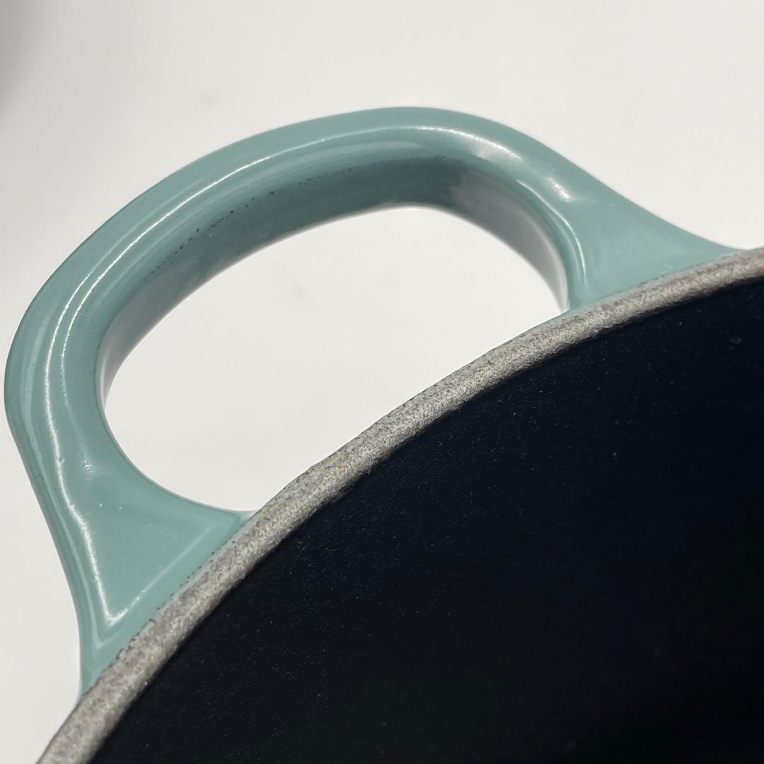 美品　LE CREUSET ココット・ロンド 22cm オーシャン　限定色