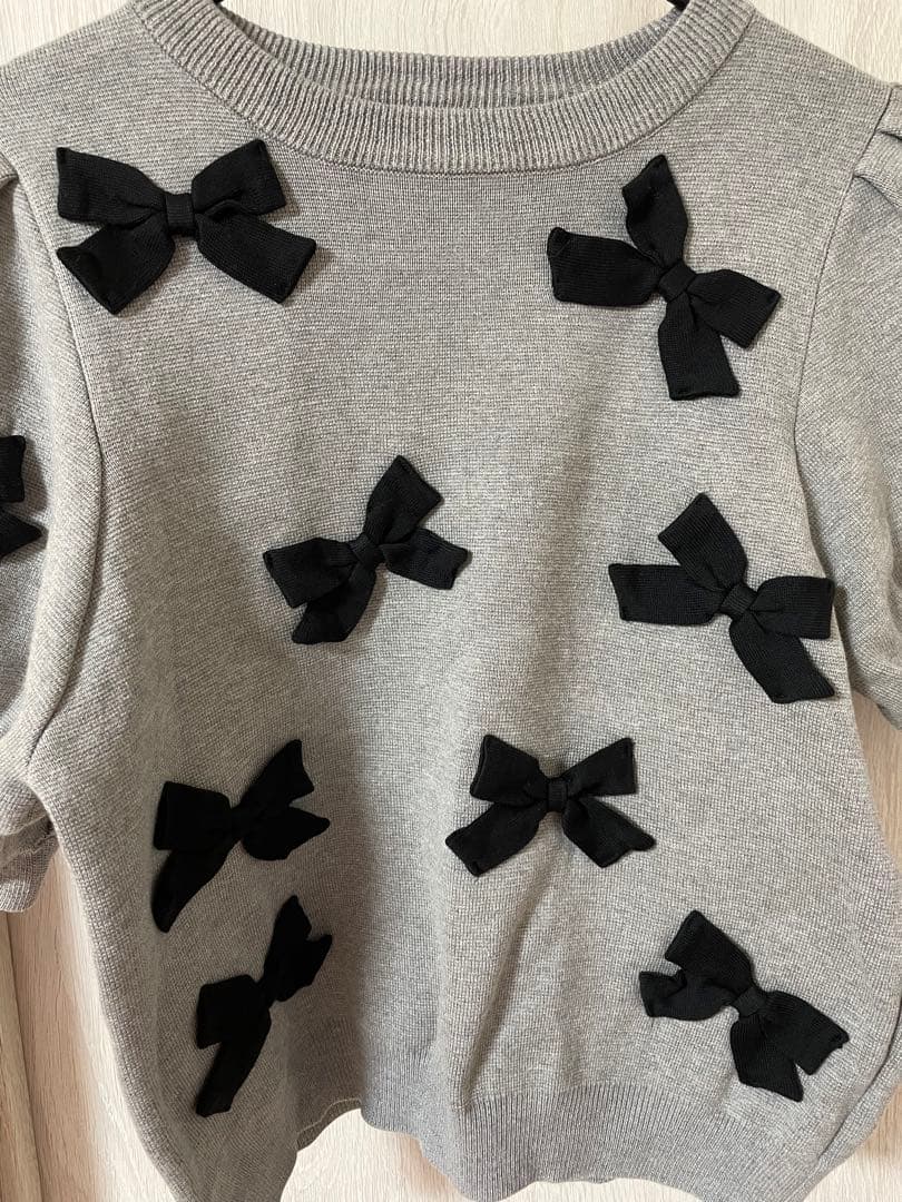 【1回着用】ツルバイマリコオイカワ/Letta/トップス/グレー