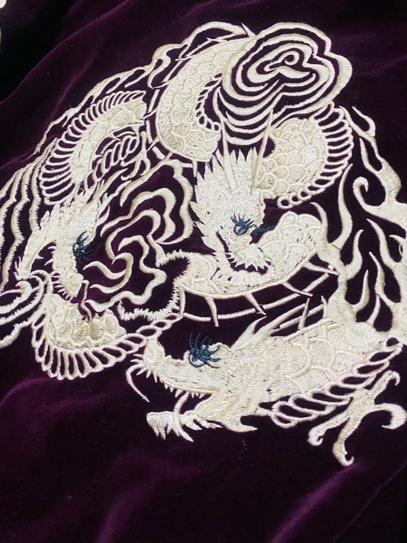 SCRIPT 日本70s 限定 スカジャン　別珍　龍　unisex 2面使う