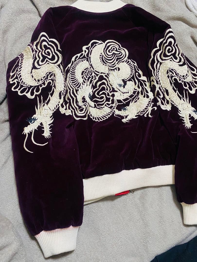 SCRIPT 日本70s 限定 スカジャン　別珍　龍　unisex 2面使う